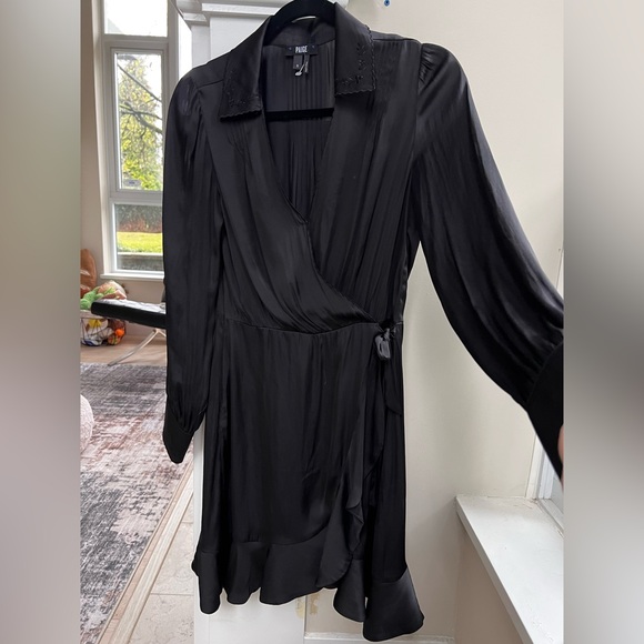 Paige audriana faux wrap mini dress - Picture 4 of 9